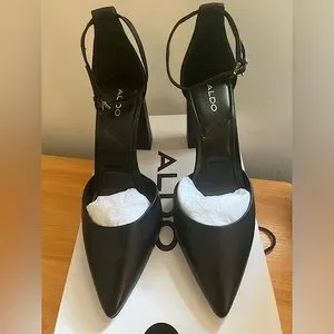 Aldo | Shoes | Aldo All Black Shoe Size 9 Basically New Worn 